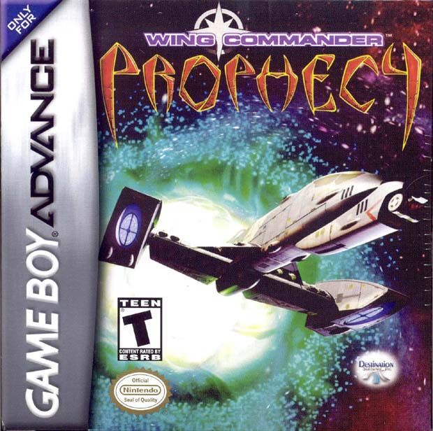 Wing Commander: Prophecy box art for GameBoy Advance